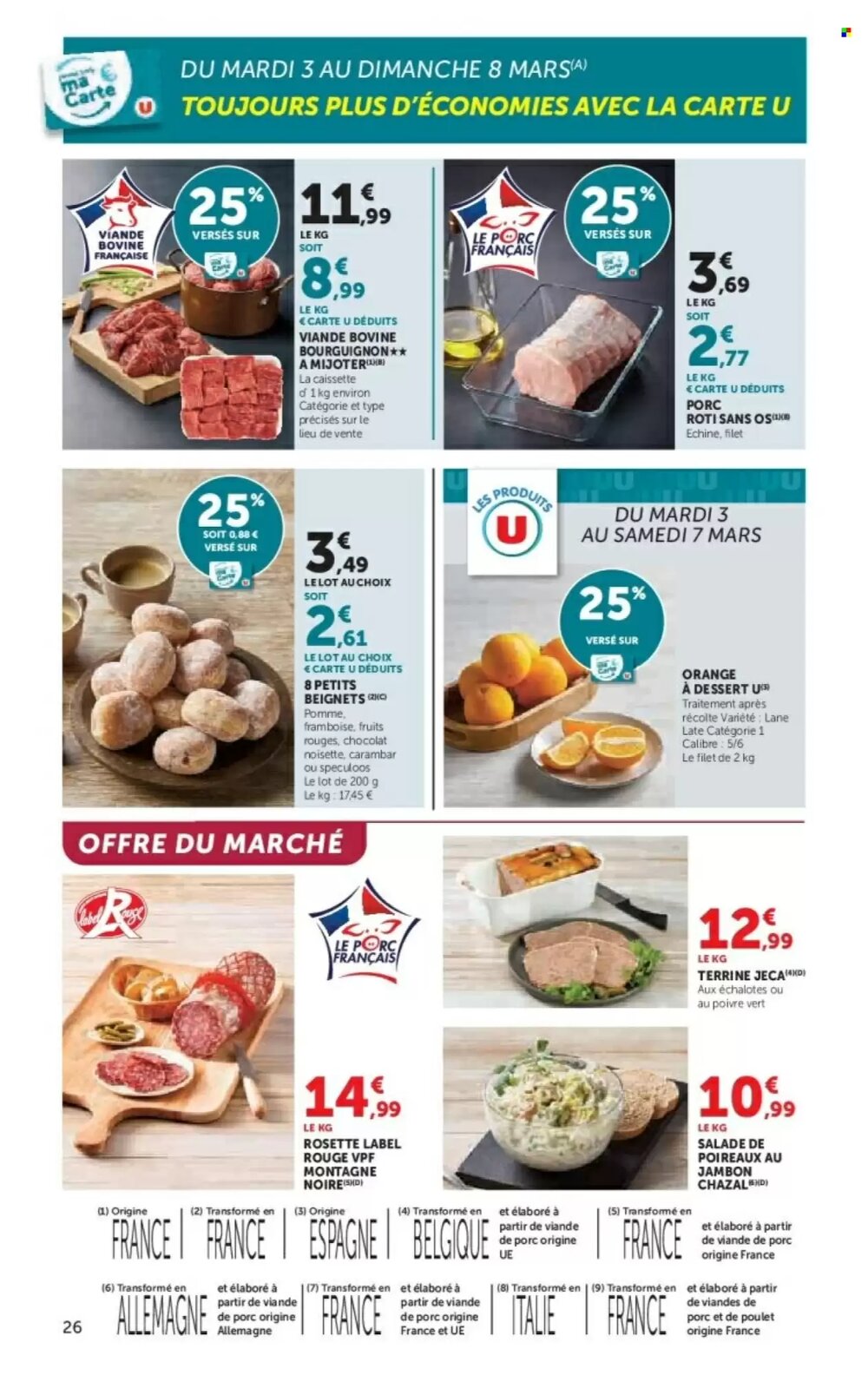 Prospectus promotionnel Hyper U valable à partir du 03/03/2026 - Page 26.