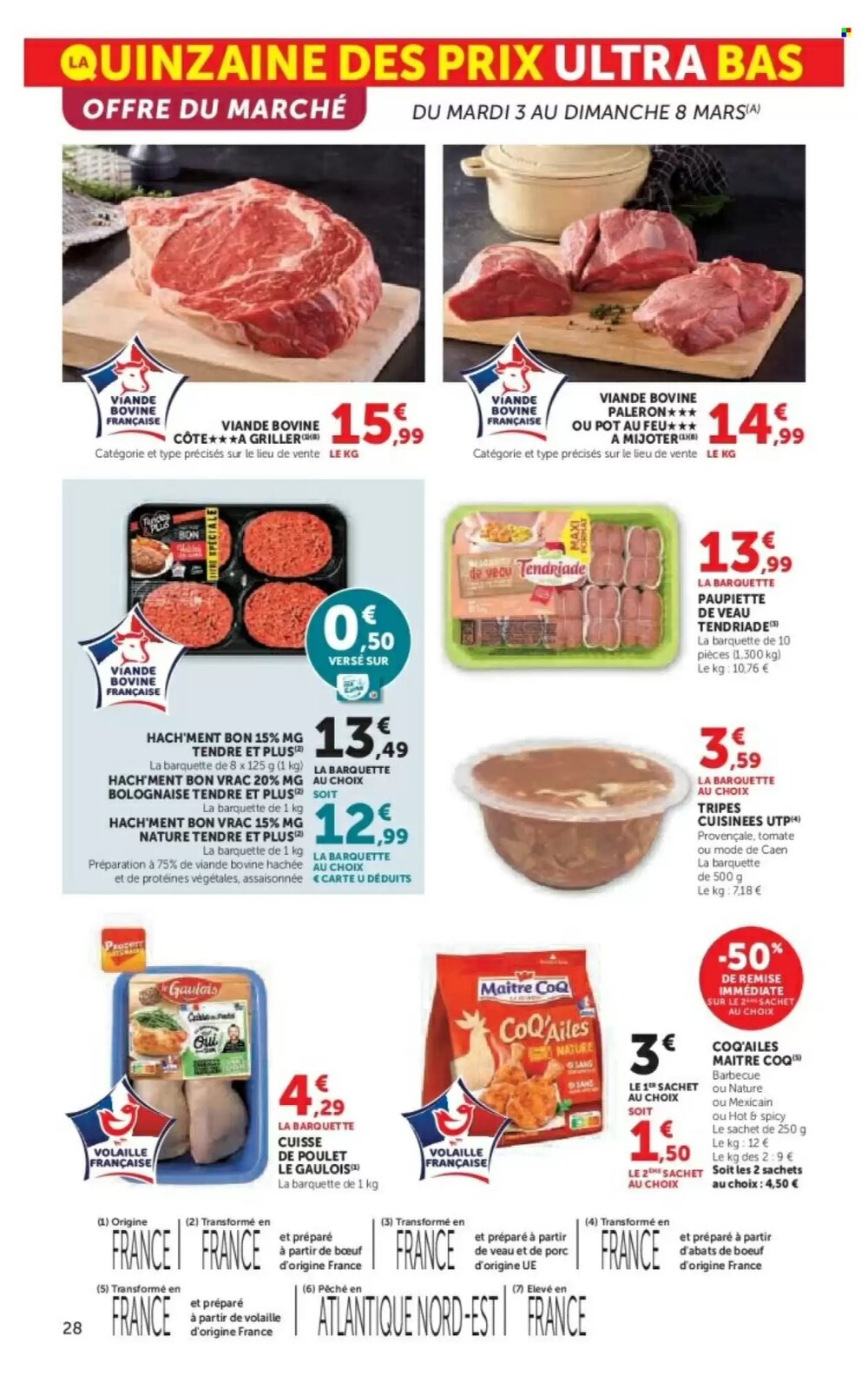 Prospectus promotionnel Hyper U valable à partir du 03/03/2026 - Page 28.