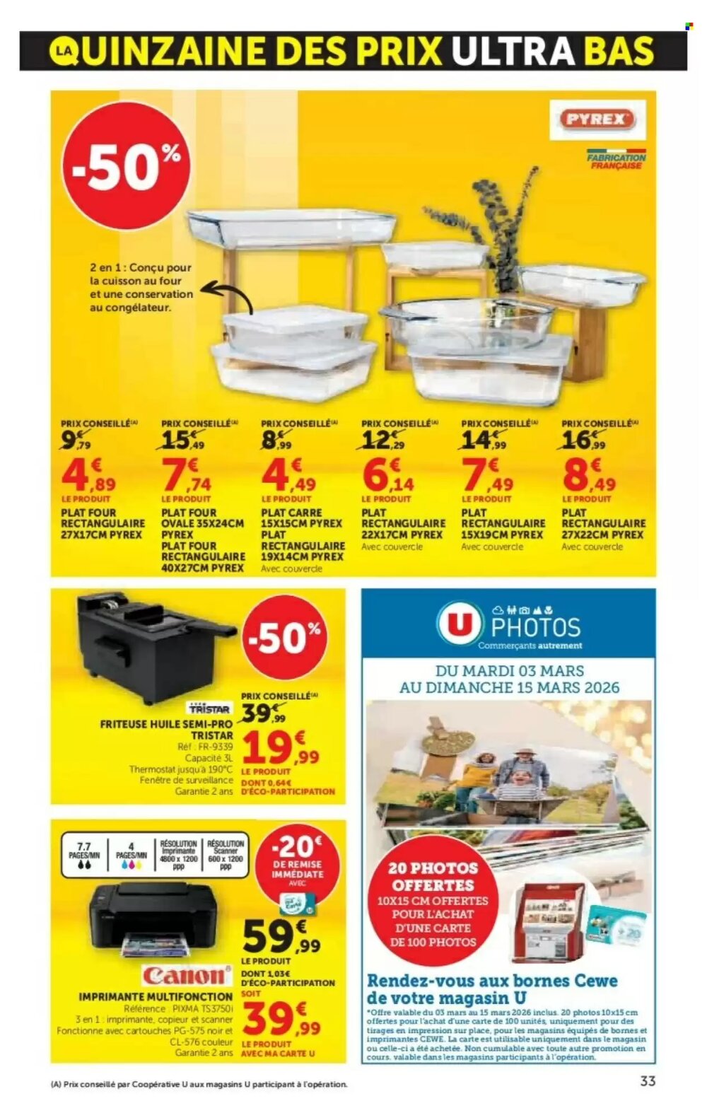 Prospectus promotionnel Hyper U valable à partir du 03/03/2026 - Page 33.