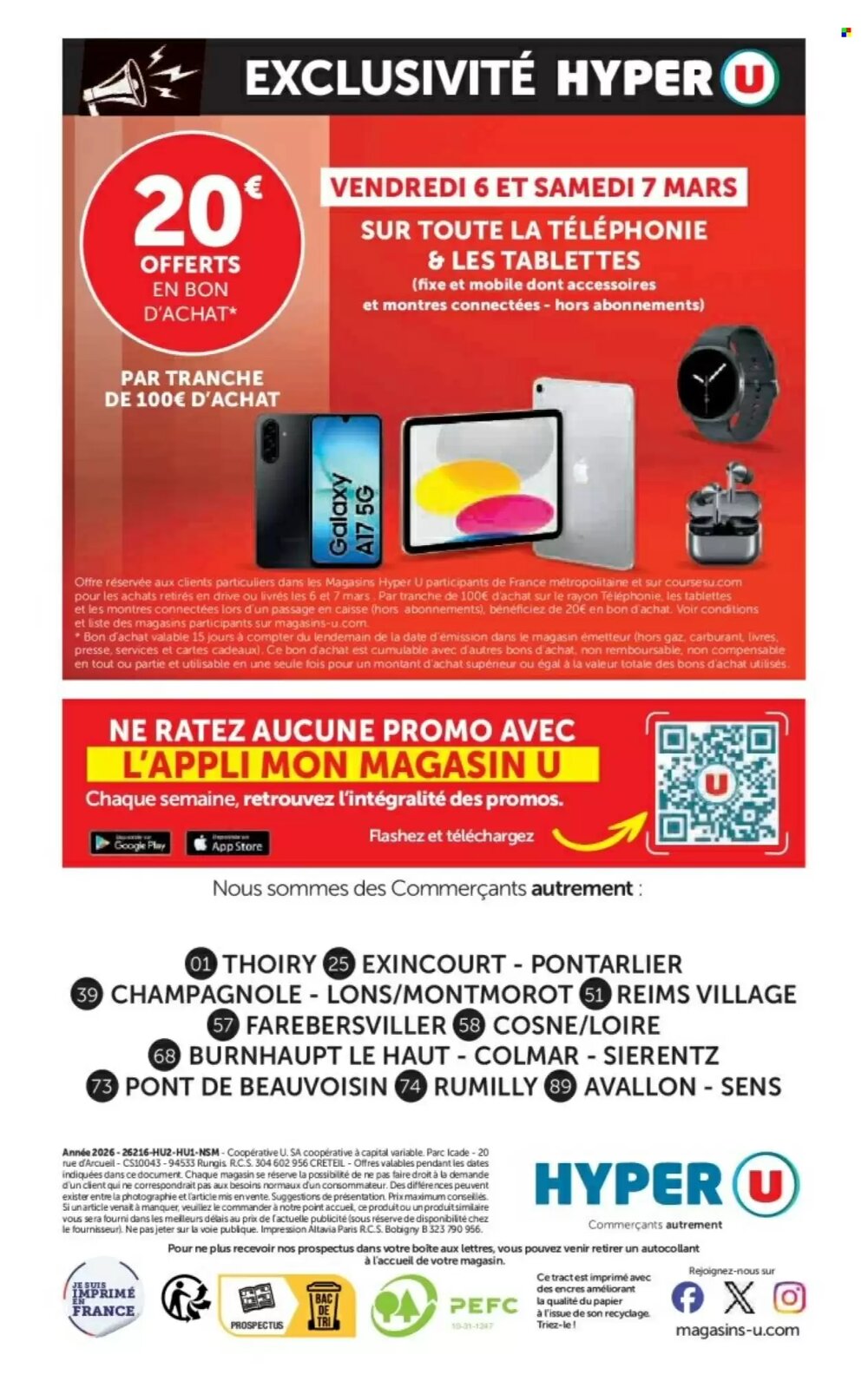 Prospectus promotionnel Hyper U valable à partir du 03/03/2026 - Page 36.