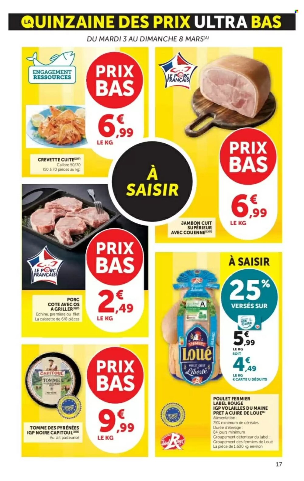 Prospectus promotionnel Super U valable à partir du 03/03/2026 - Page 17.