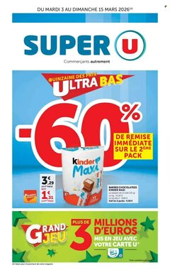 Prospectus promotionnel Super U valable à partir du 03/03/2026