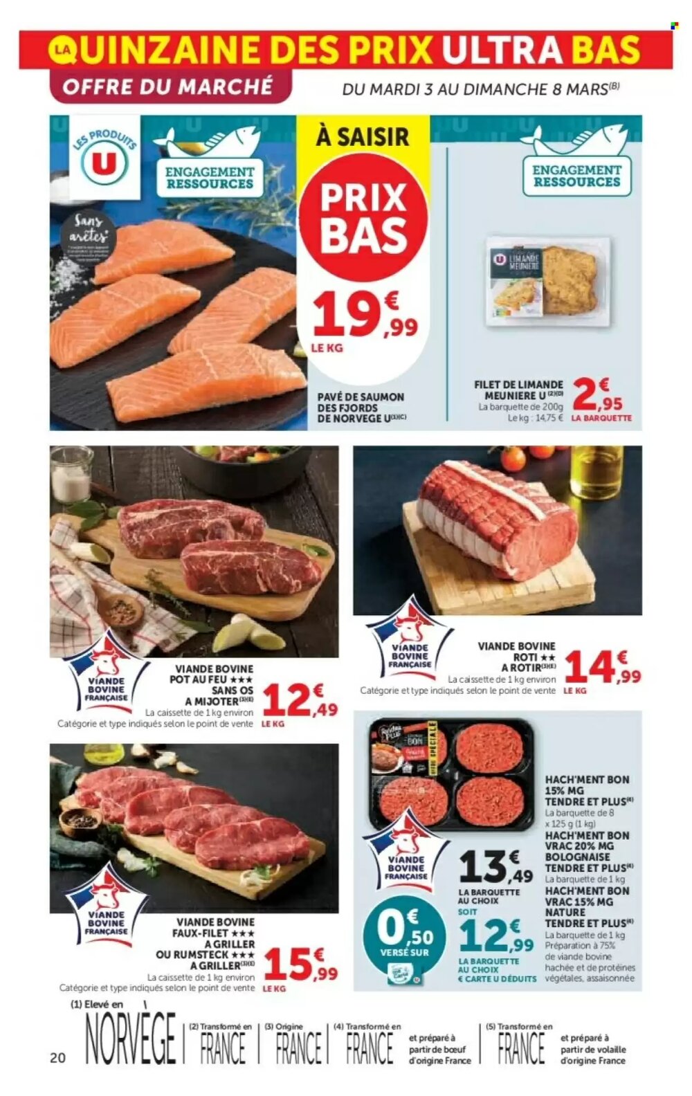 Prospectus promotionnel Super U valable à partir du 03/03/2026 - Page 20.