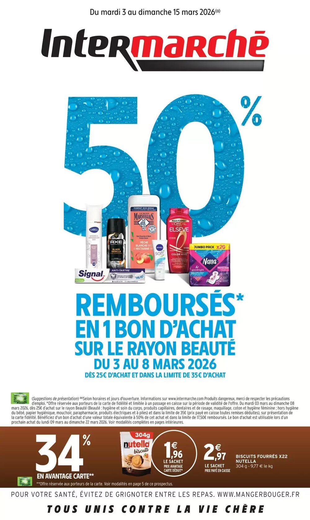Prospectus promotionnel Intermarché valable à partir du 03/03/2026 - Page 1.