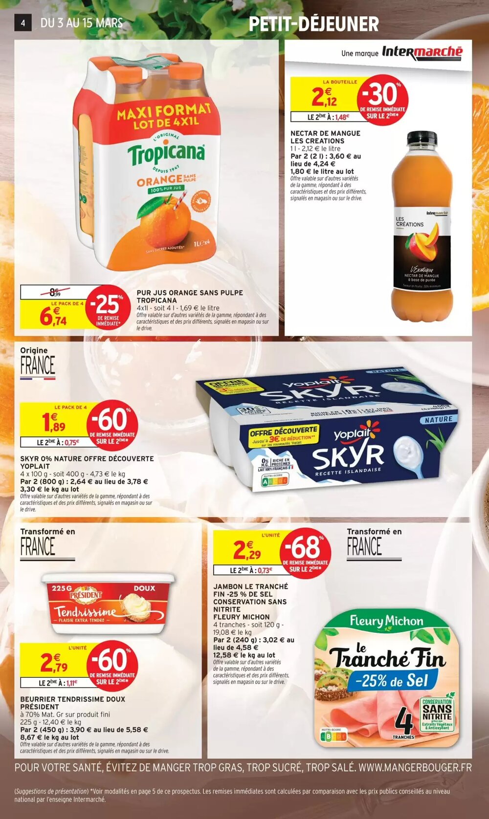 Prospectus promotionnel Intermarché valable à partir du 03/03/2026 - Page 4.