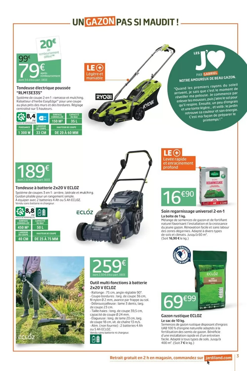 Prospectus promotionnel Jardiland valable à partir du 03/03/2026 - Page 3.