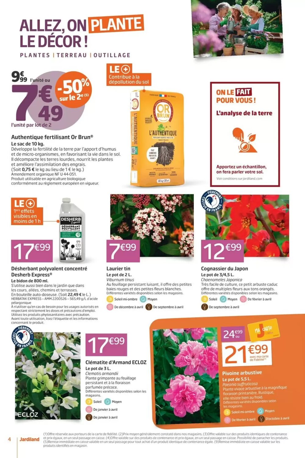 Prospectus promotionnel Jardiland valable à partir du 03/03/2026 - Page 4.
