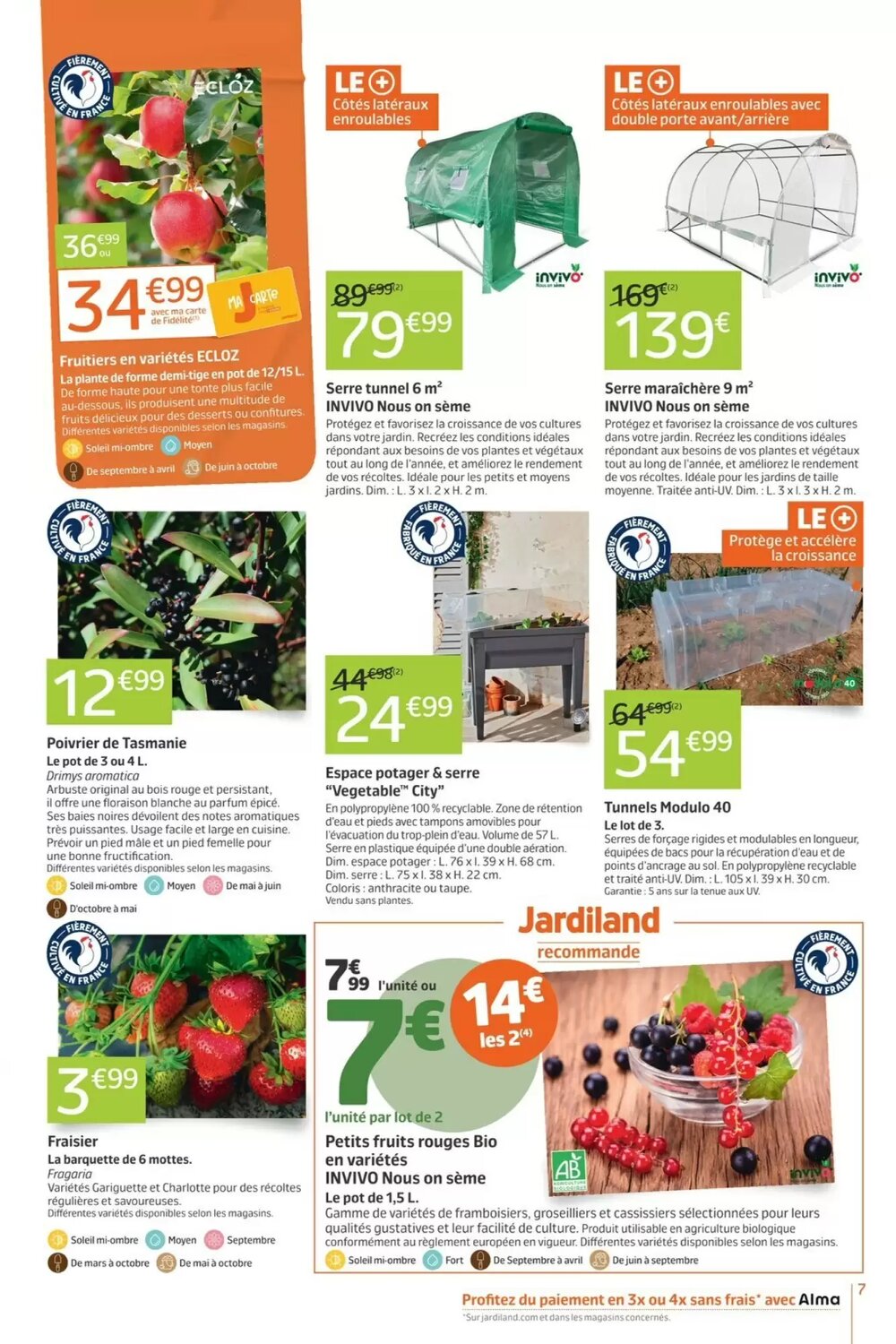 Prospectus promotionnel Jardiland valable à partir du 03/03/2026 - Page 7.