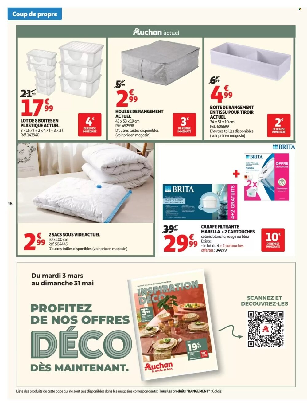 Prospectus promotionnel Auchan valable à partir du 03/03/2026 - Page 16.