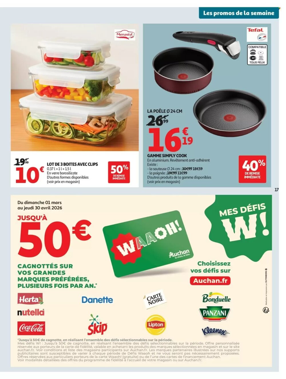 Prospectus promotionnel Auchan valable à partir du 03/03/2026 - Page 17.