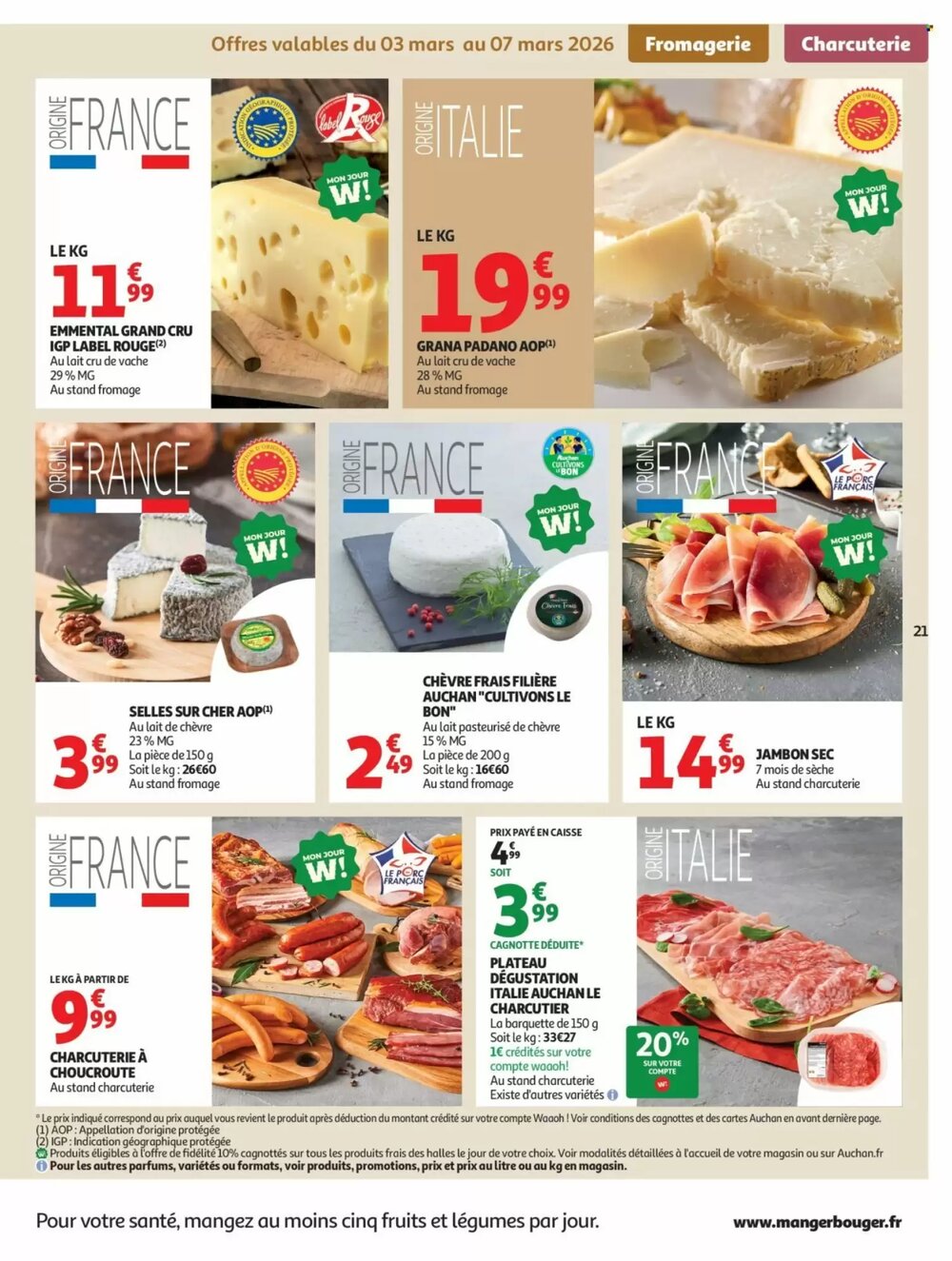 Prospectus promotionnel Auchan valable à partir du 03/03/2026 - Page 21.