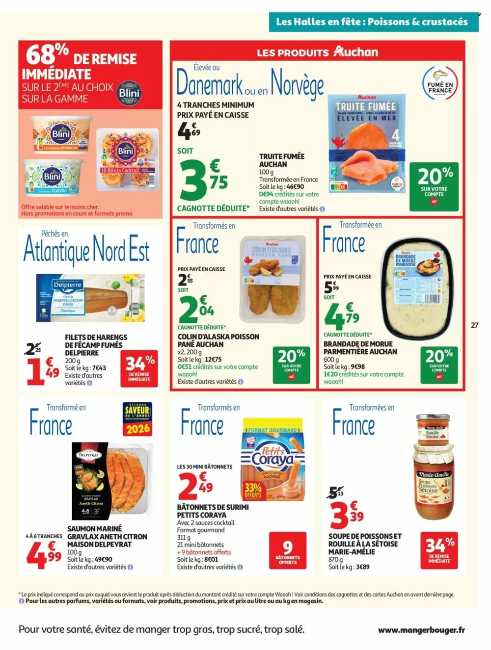 Prospectus promotionnel Auchan valable à partir du 03/03/2026 - Page 27.