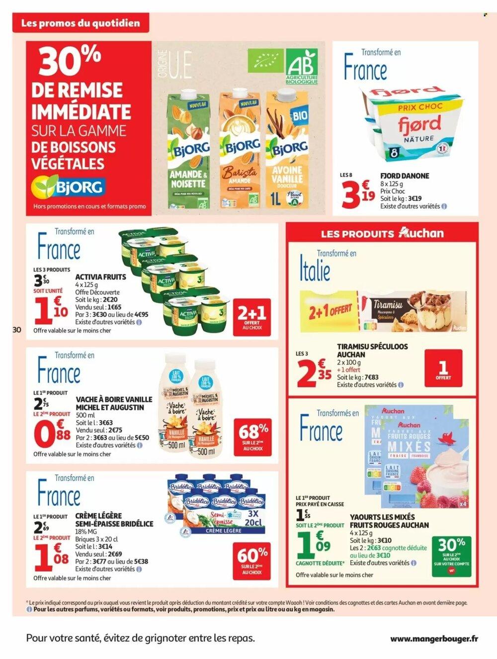 Prospectus promotionnel Auchan valable à partir du 03/03/2026 - Page 30.