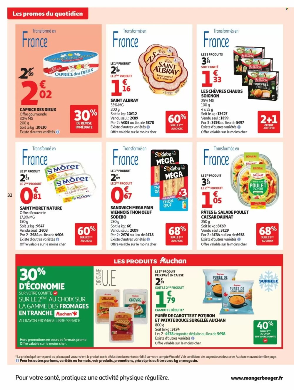 Prospectus promotionnel Auchan valable à partir du 03/03/2026 - Page 32.