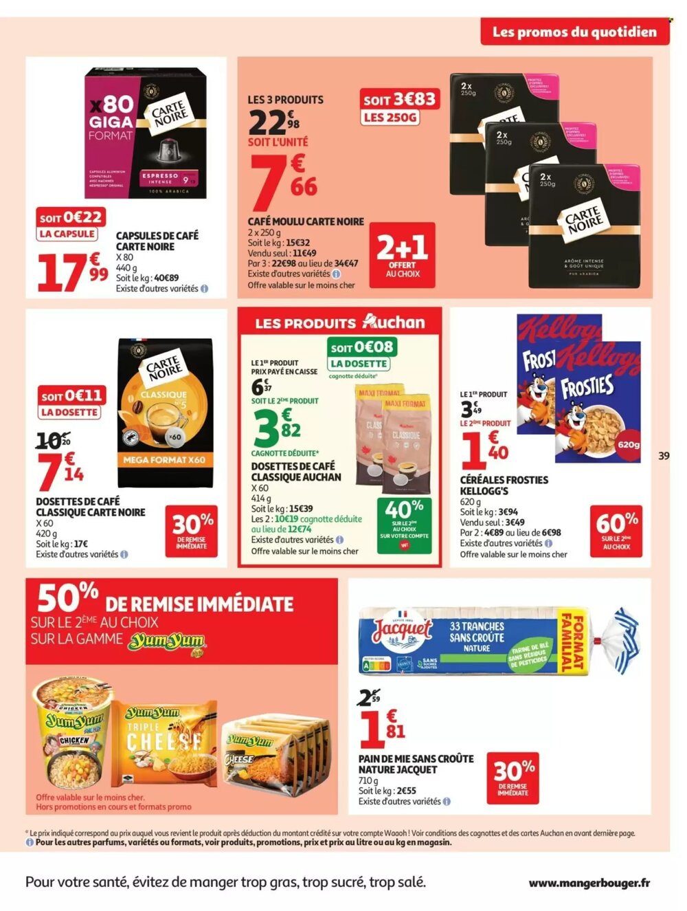 Prospectus promotionnel Auchan valable à partir du 03/03/2026 - Page 39.