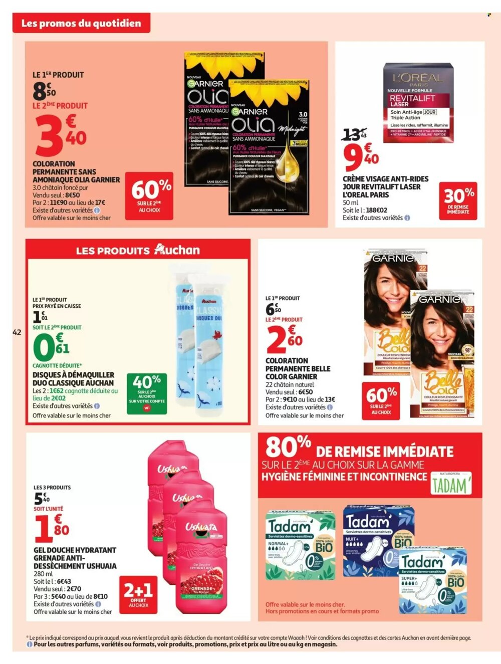 Prospectus promotionnel Auchan valable à partir du 03/03/2026 - Page 42.