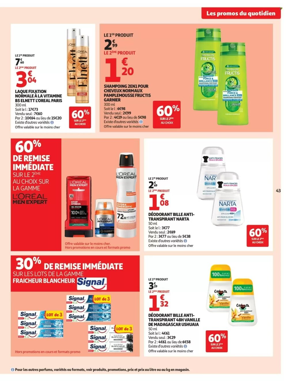 Prospectus promotionnel Auchan valable à partir du 03/03/2026 - Page 43.