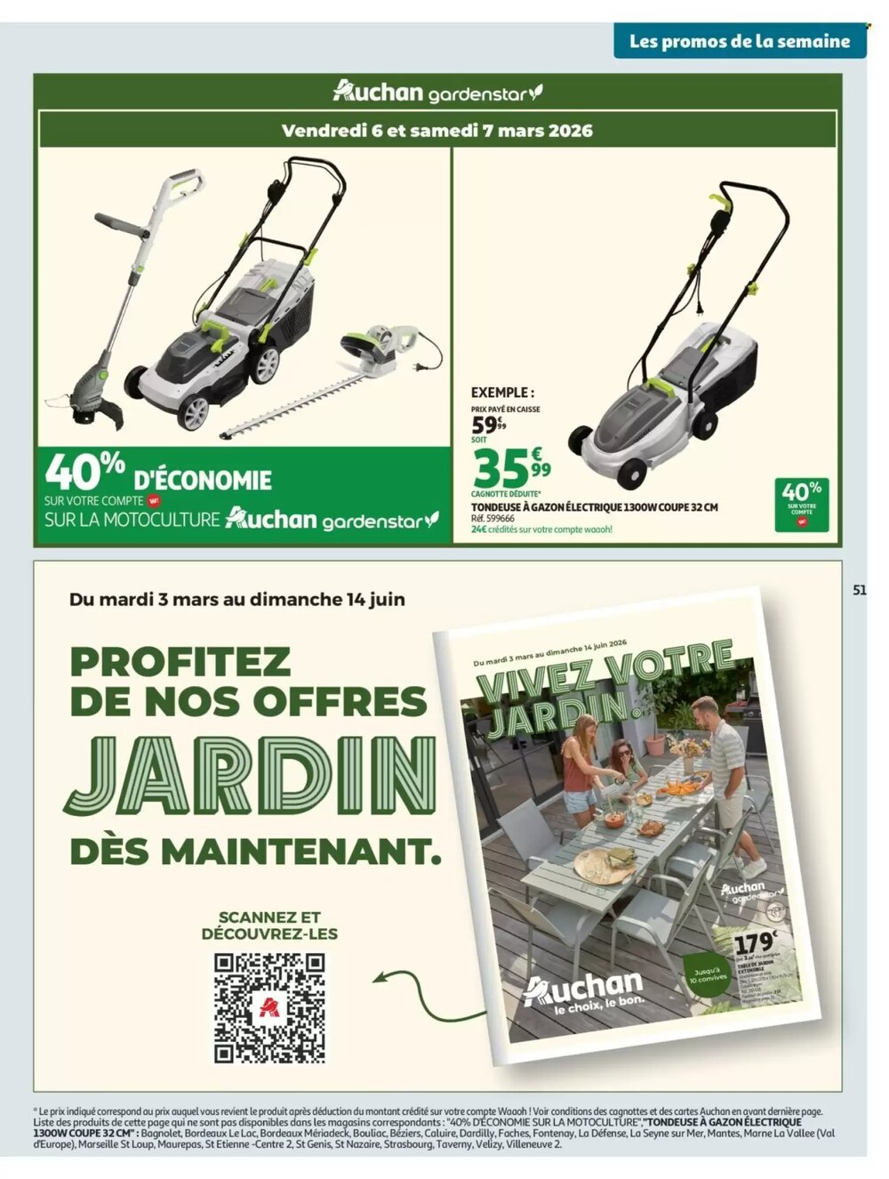 Prospectus promotionnel Auchan valable à partir du 03/03/2026 - Page 51.