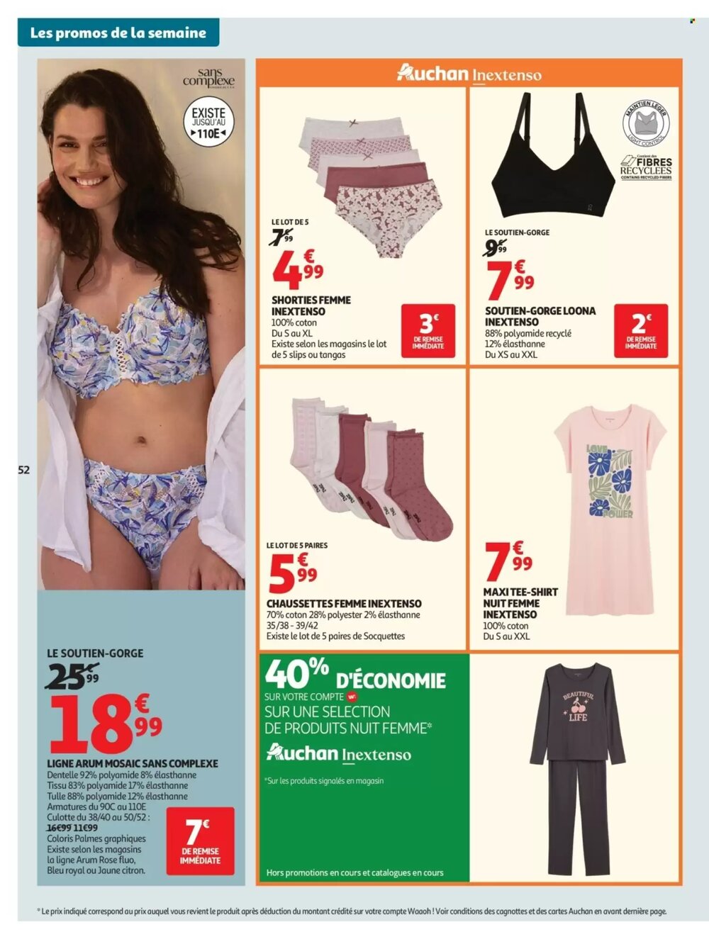 Prospectus promotionnel Auchan valable à partir du 03/03/2026 - Page 52.