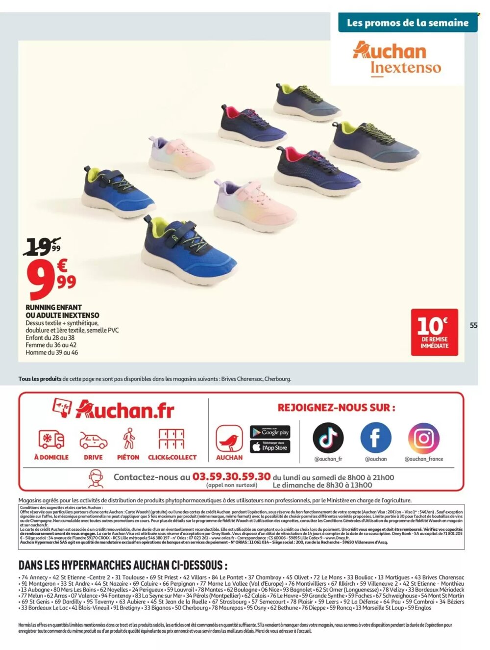 Prospectus promotionnel Auchan valable à partir du 03/03/2026 - Page 55.