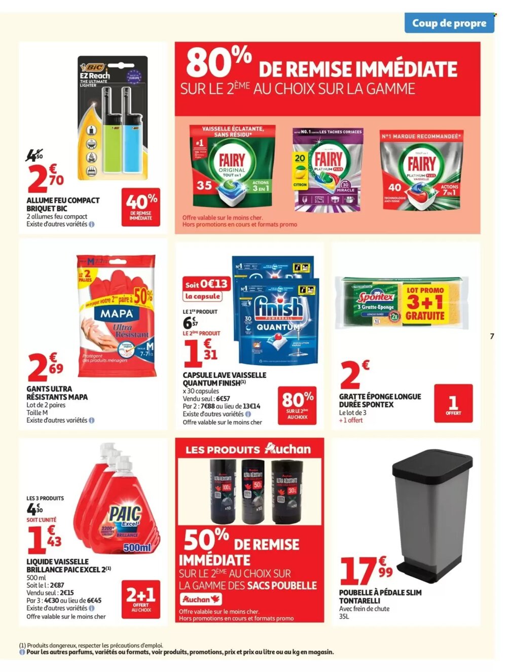 Prospectus promotionnel Auchan valable à partir du 03/03/2026 - Page 7.