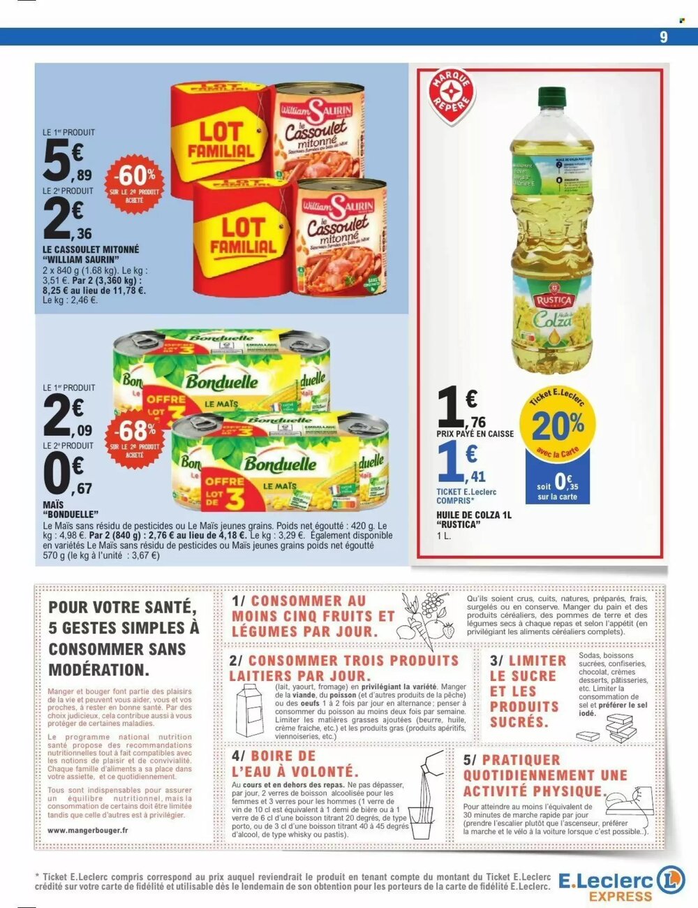 Prospectus promotionnel E.Leclerc valable à partir du 03/03/2026 - Page 9.