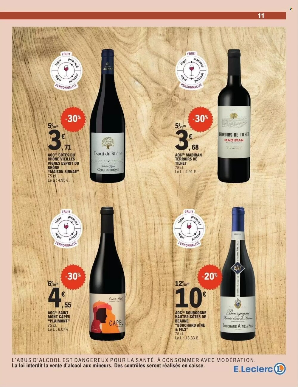 Prospectus promotionnel E.Leclerc valable à partir du 03/03/2026 - Page 11.