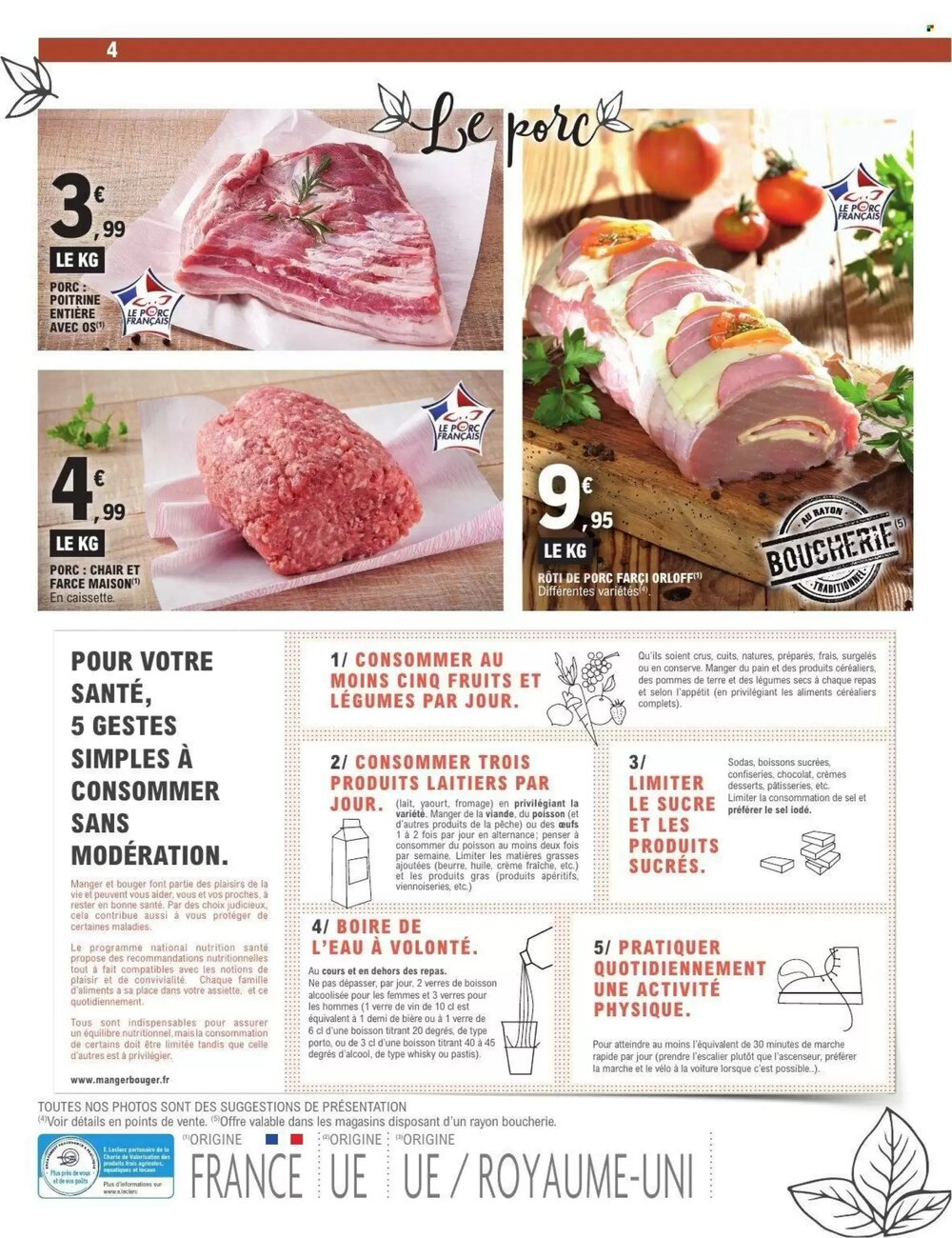 Prospectus promotionnel E.Leclerc valable à partir du 03/03/2026 - Page 4.