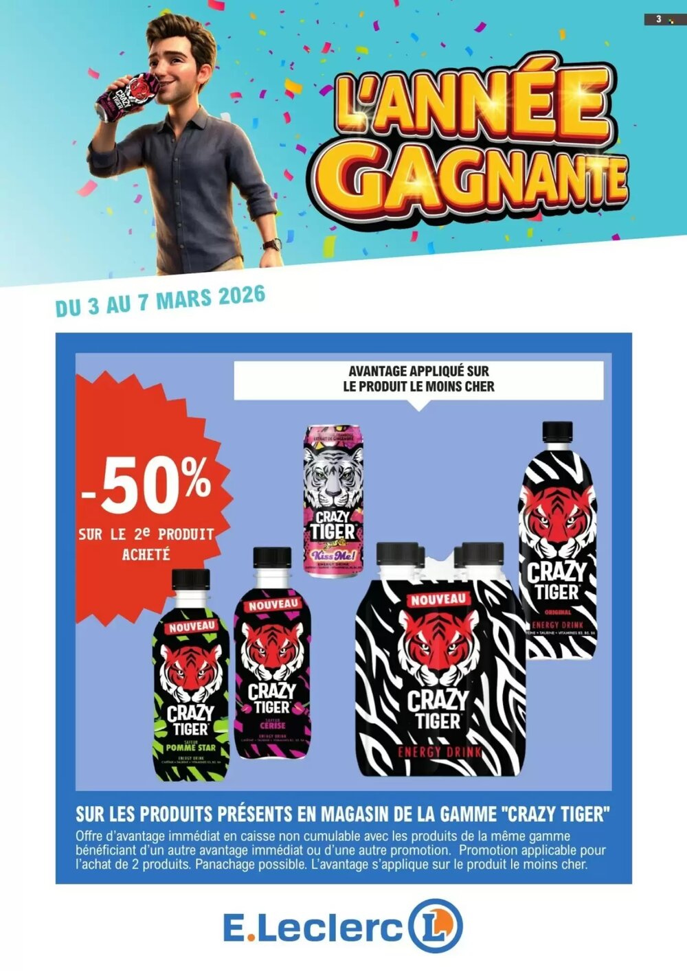 Prospectus promotionnel E.Leclerc valable à partir du 03/03/2026 - Page 3.