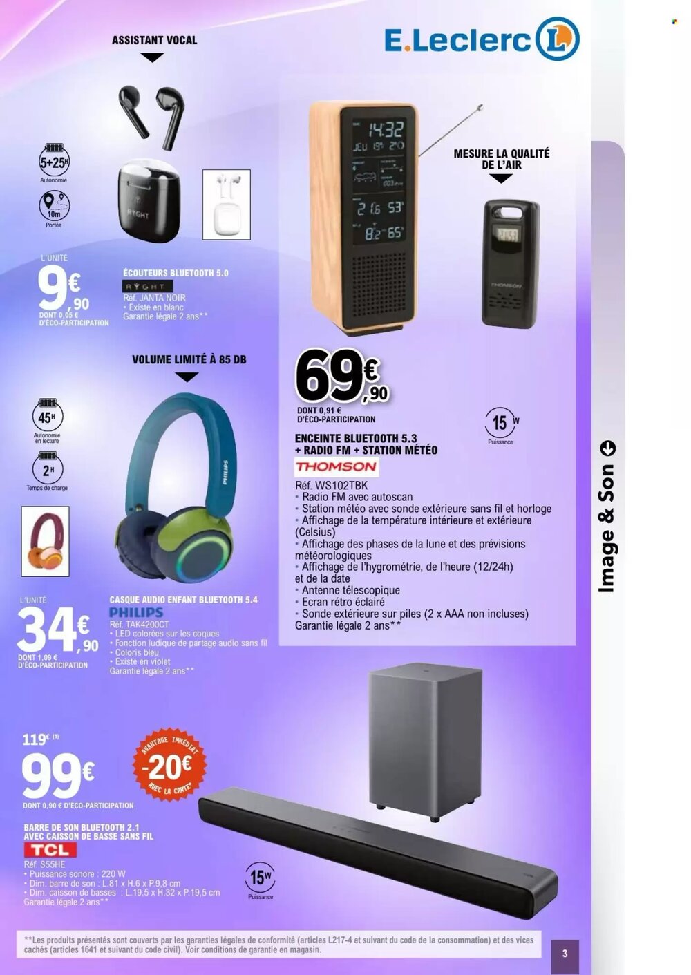 Prospectus promotionnel E.Leclerc valable à partir du 03/03/2026 - Page 3.