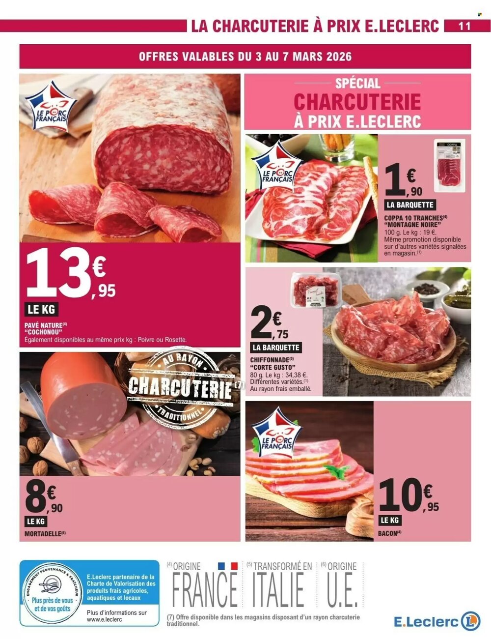 Prospectus promotionnel E.Leclerc valable à partir du 03/03/2026 - Page 11.
