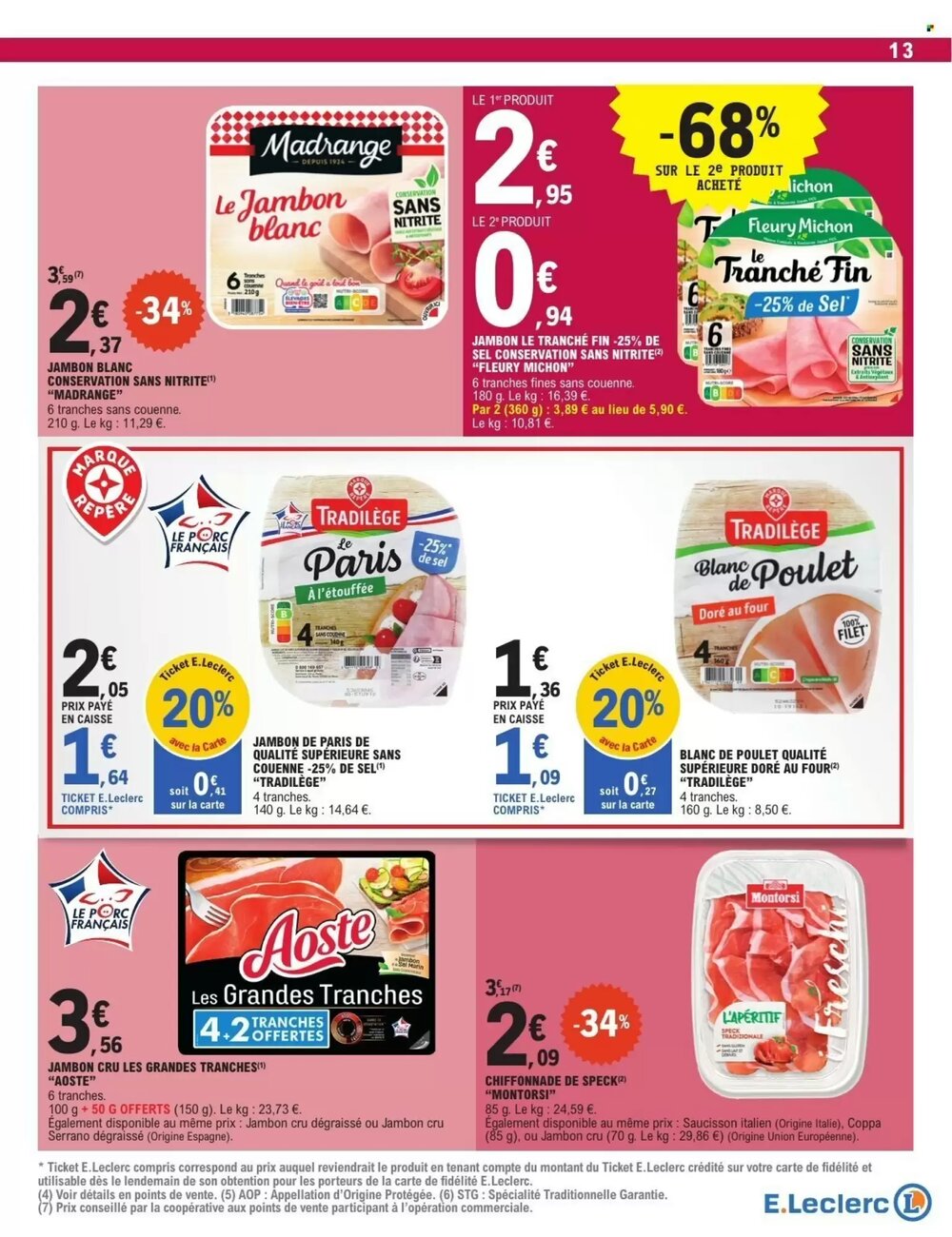 Prospectus promotionnel E.Leclerc valable à partir du 03/03/2026 - Page 13.