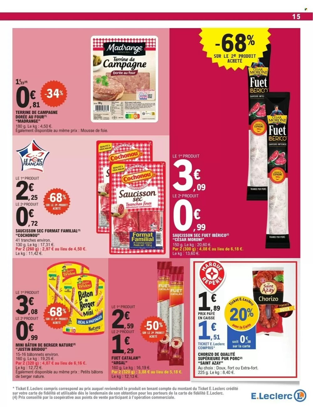 Prospectus promotionnel E.Leclerc valable à partir du 03/03/2026 - Page 15.