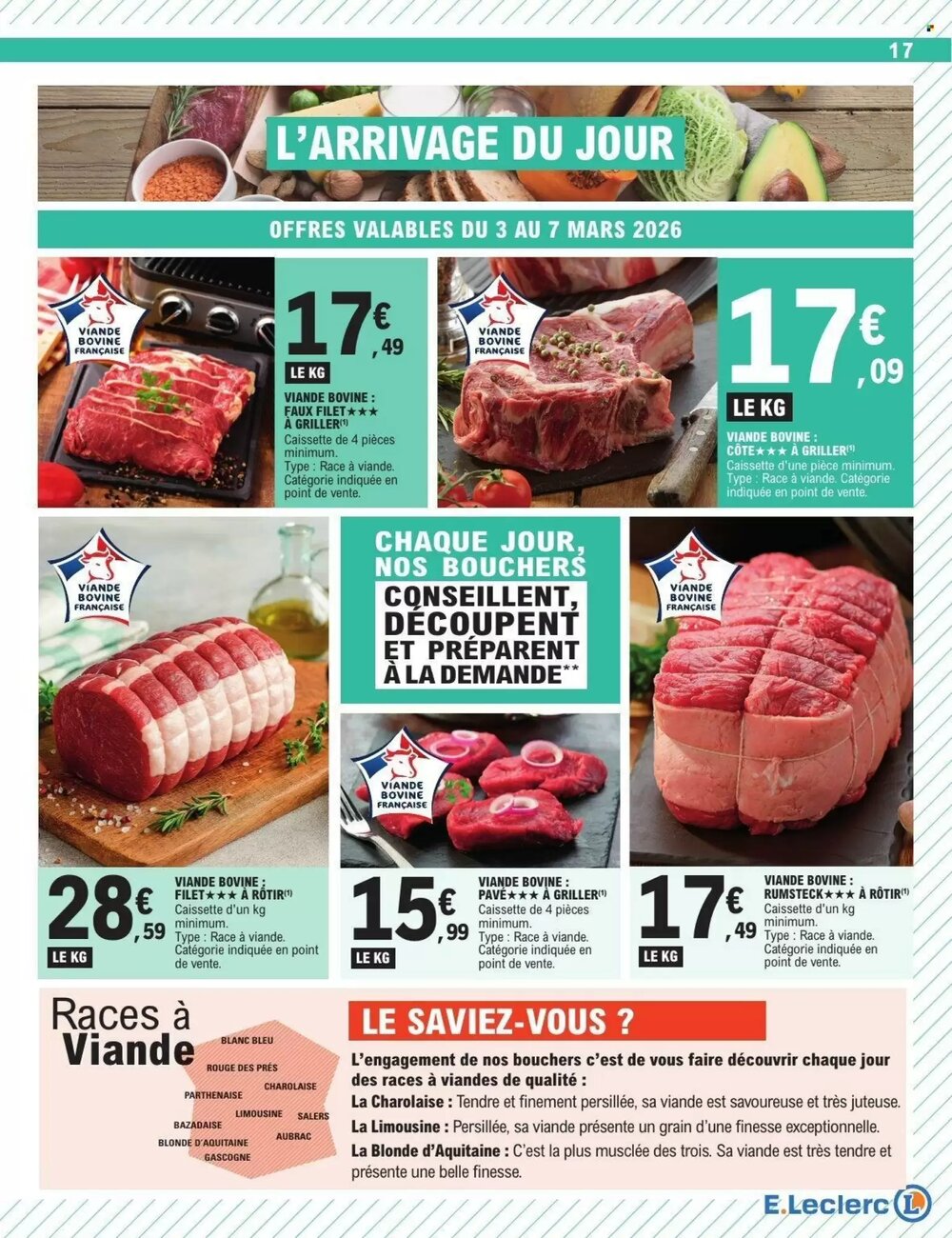 Prospectus promotionnel E.Leclerc valable à partir du 03/03/2026 - Page 17.