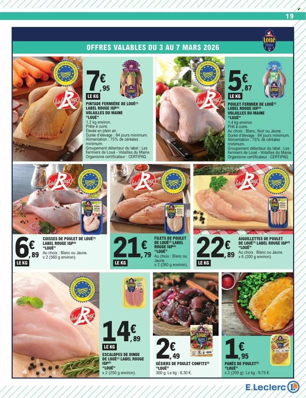Prospectus promotionnel E.Leclerc valable à partir du 03/03/2026 - Page 19.