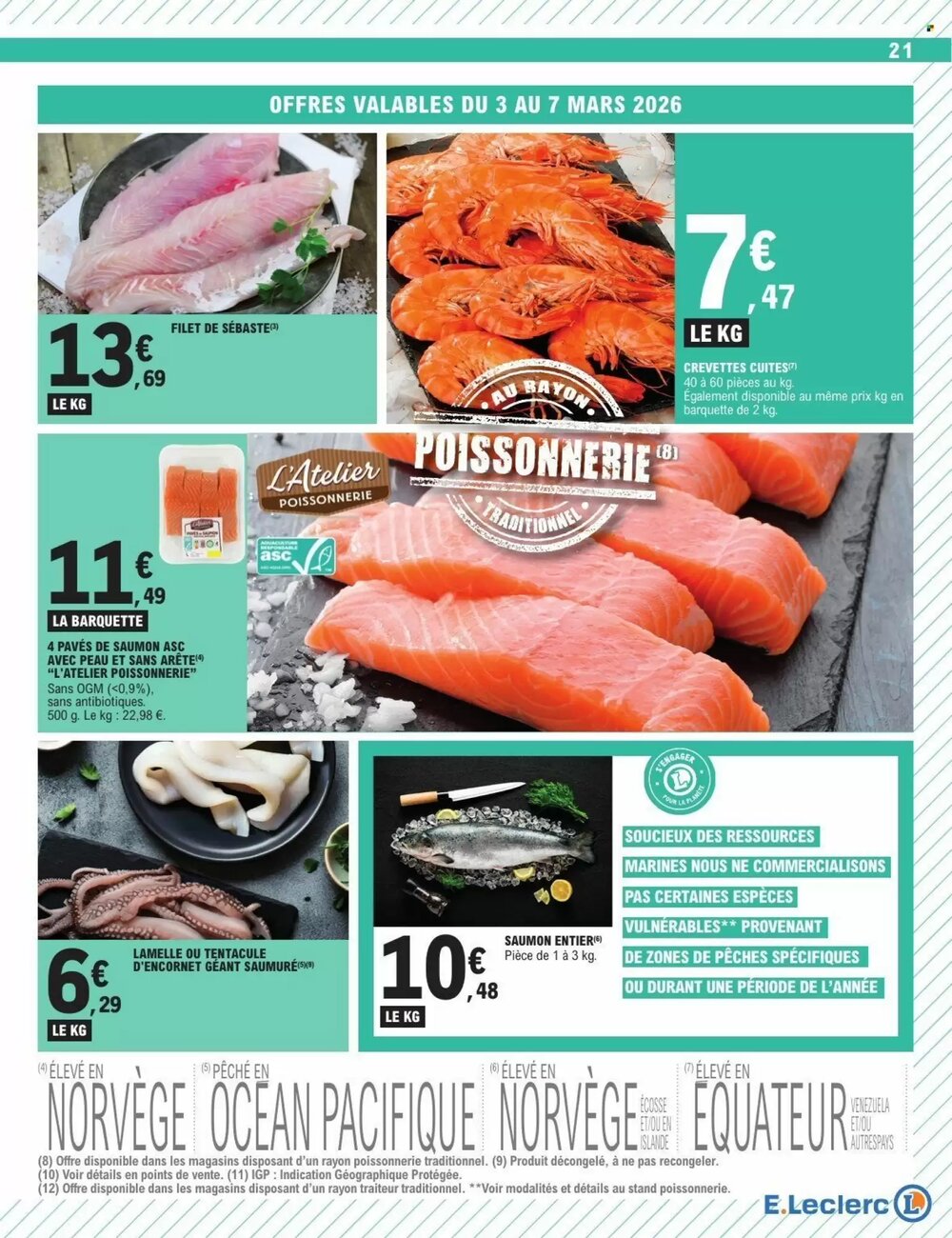 Prospectus promotionnel E.Leclerc valable à partir du 03/03/2026 - Page 21.