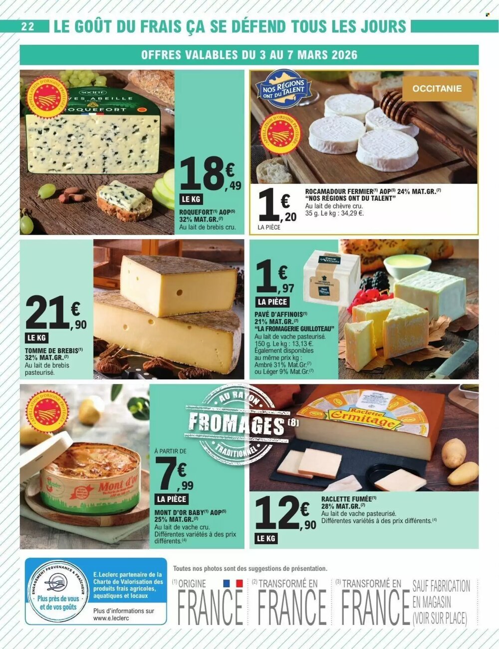 Prospectus promotionnel E.Leclerc valable à partir du 03/03/2026 - Page 22.