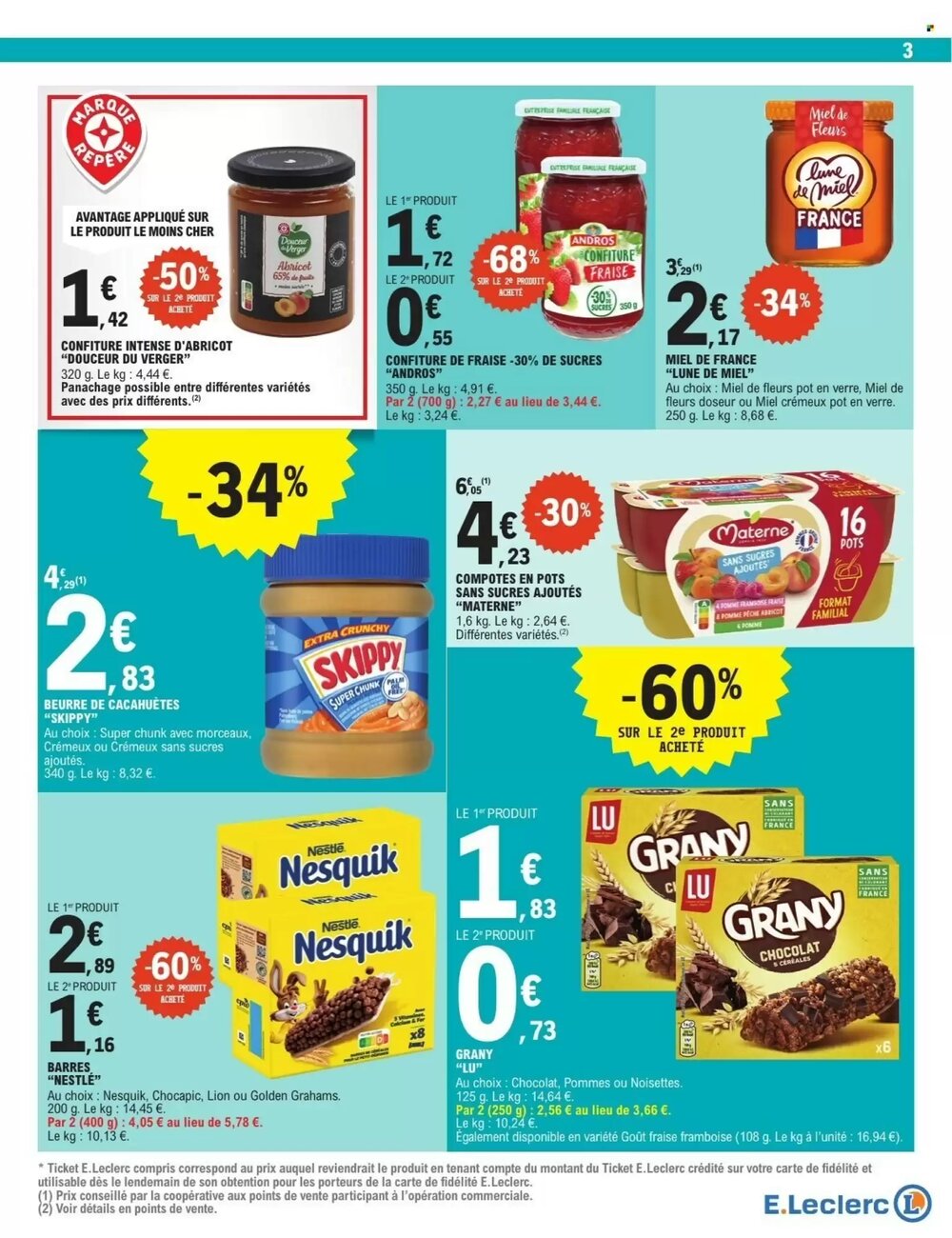 Prospectus promotionnel E.Leclerc valable à partir du 03/03/2026 - Page 3.