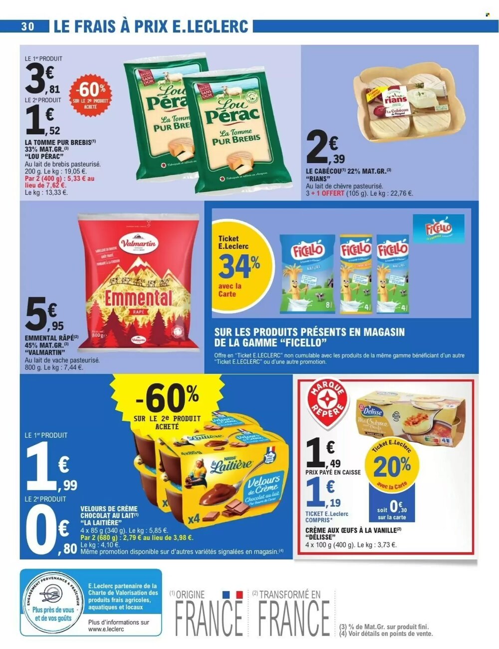 Prospectus promotionnel E.Leclerc valable à partir du 03/03/2026 - Page 30.