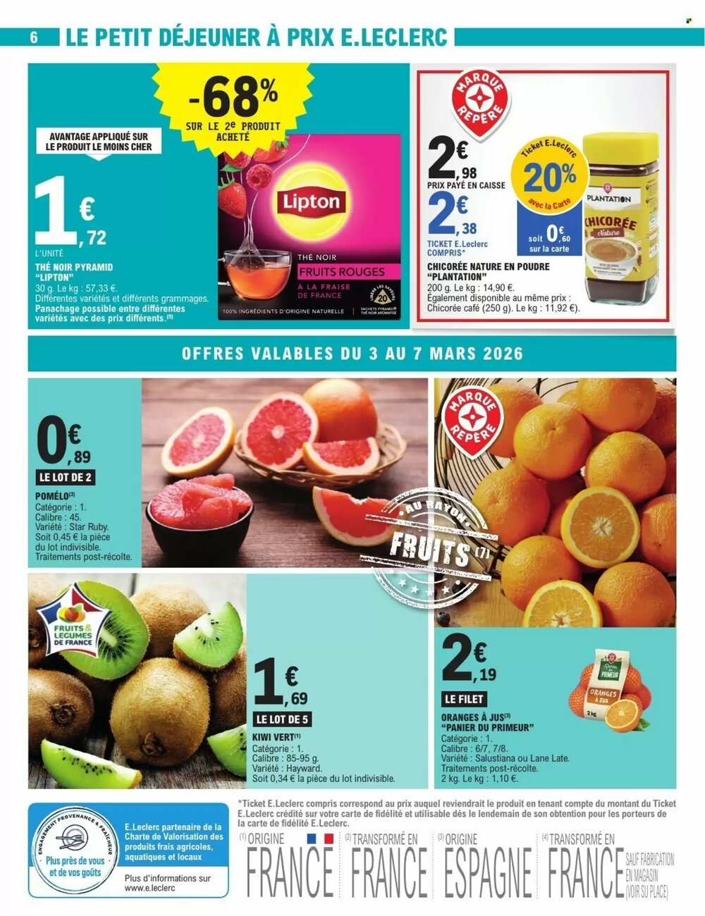 Prospectus promotionnel E.Leclerc valable à partir du 03/03/2026 - Page 6.