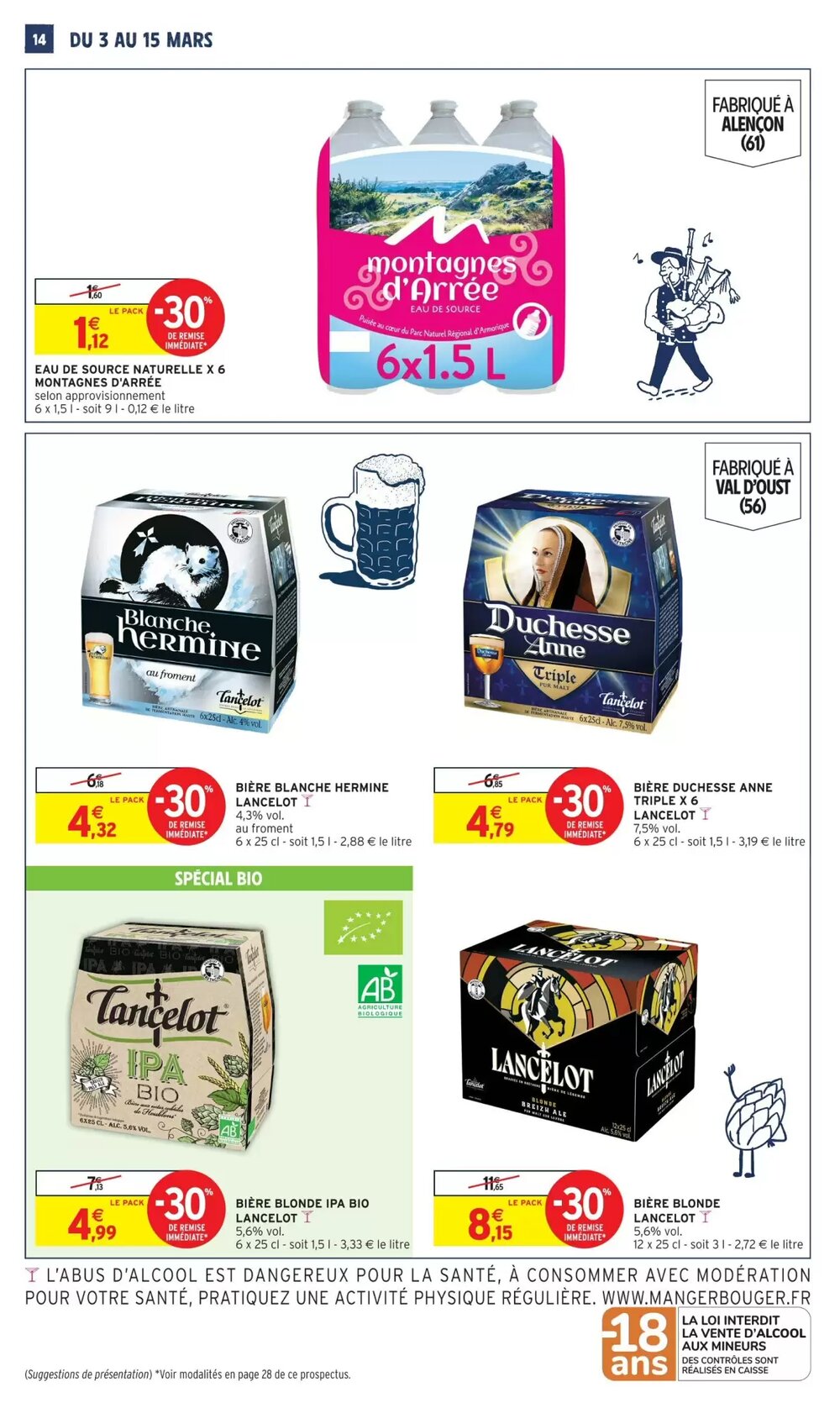 Prospectus promotionnel Intermarché valable à partir du 03/03/2026 - Page 14.