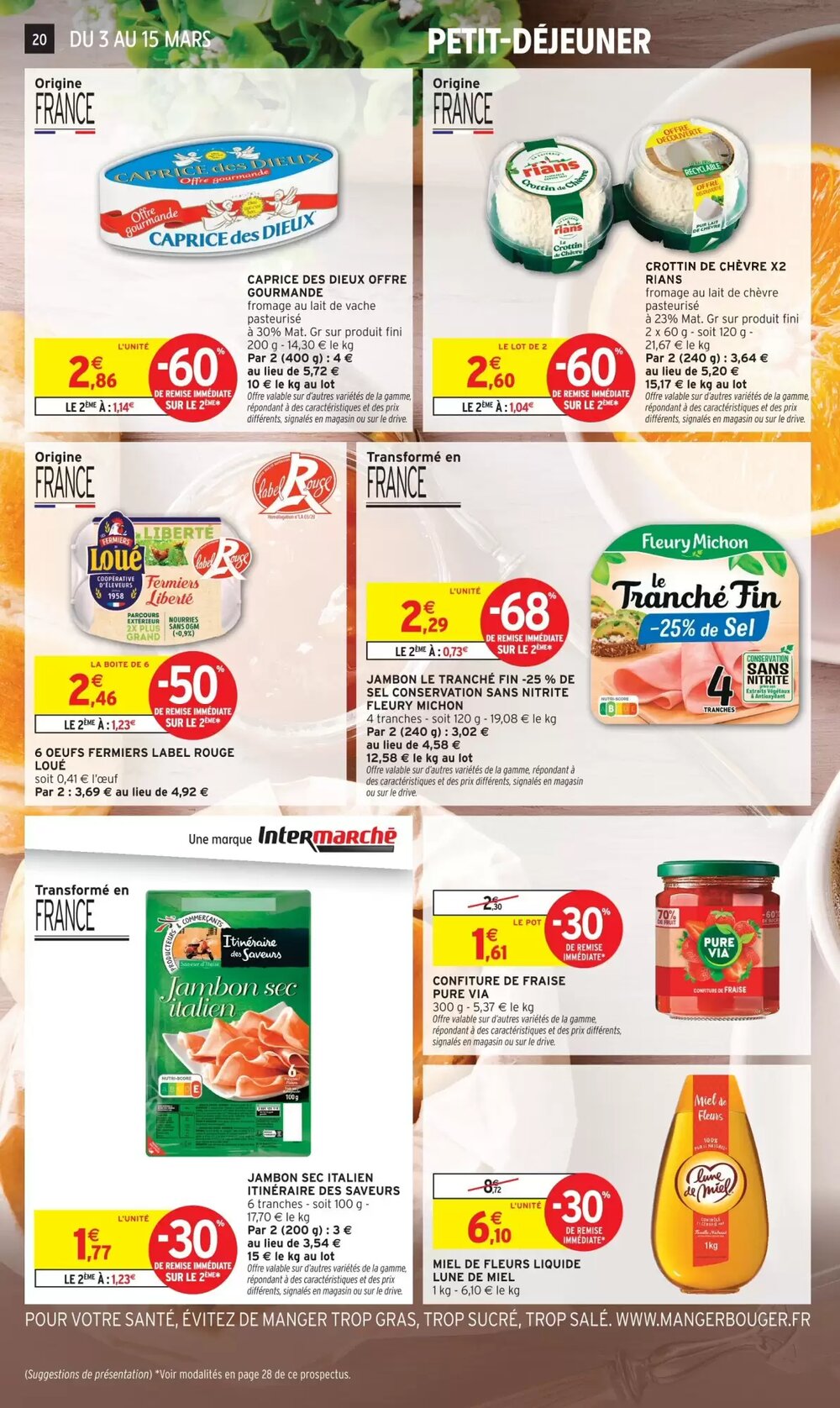 Prospectus promotionnel Intermarché valable à partir du 03/03/2026 - Page 20.
