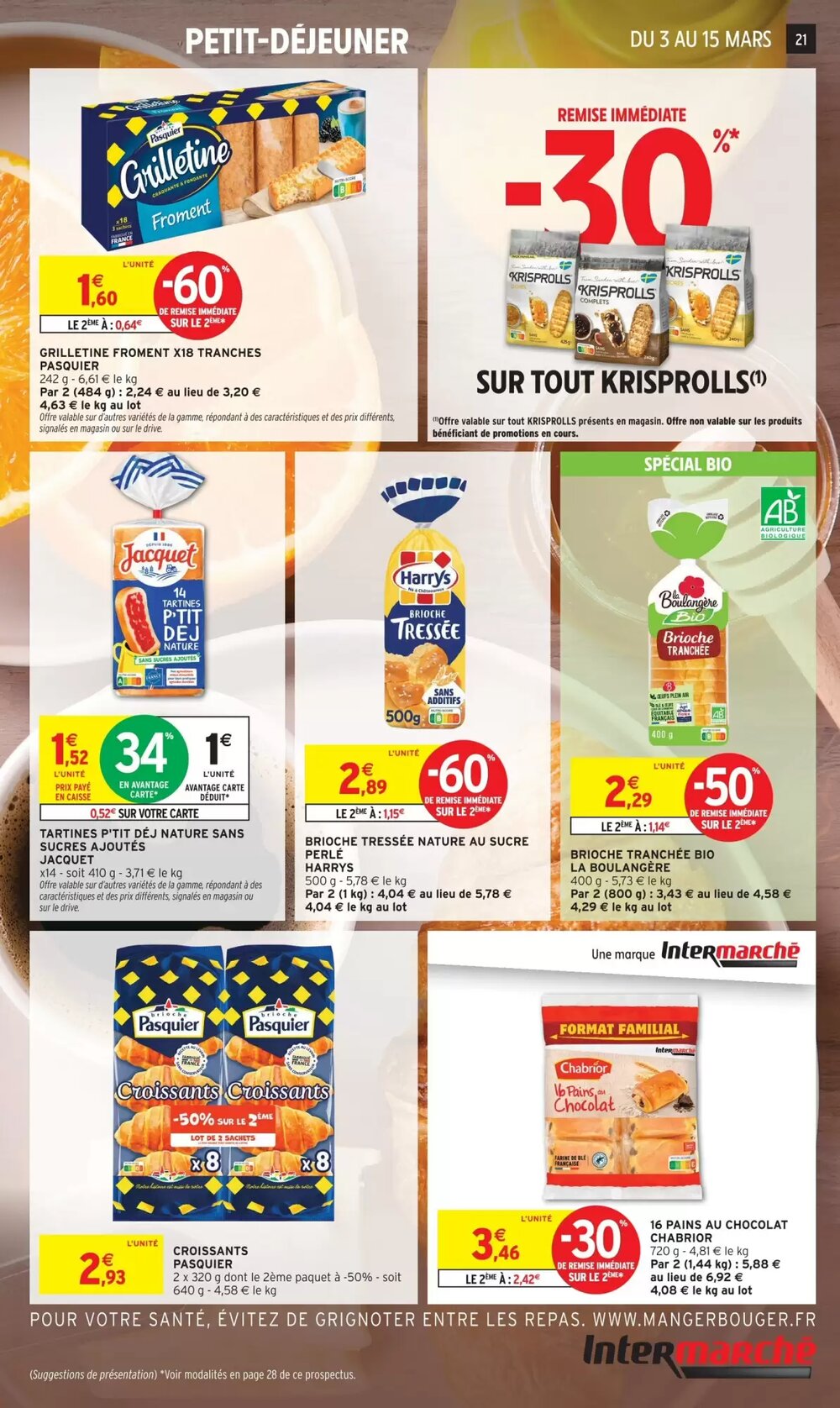 Prospectus promotionnel Intermarché valable à partir du 03/03/2026 - Page 21.