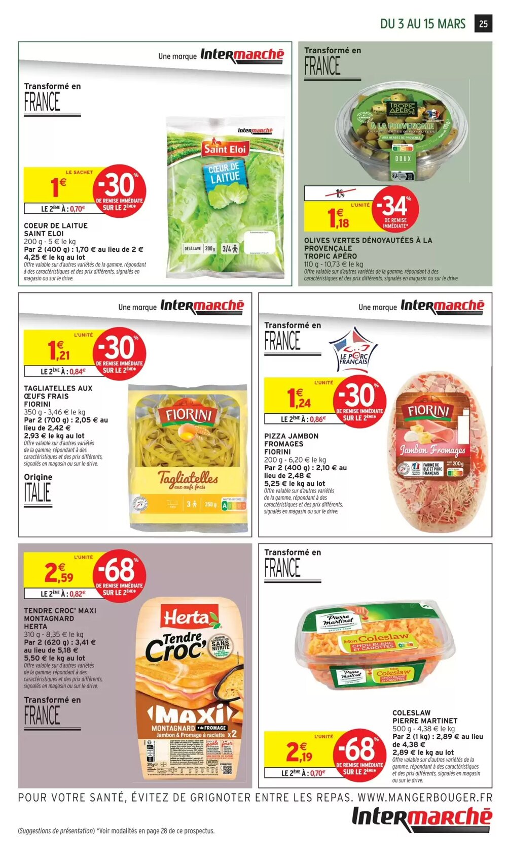 Prospectus promotionnel Intermarché valable à partir du 03/03/2026 - Page 25.