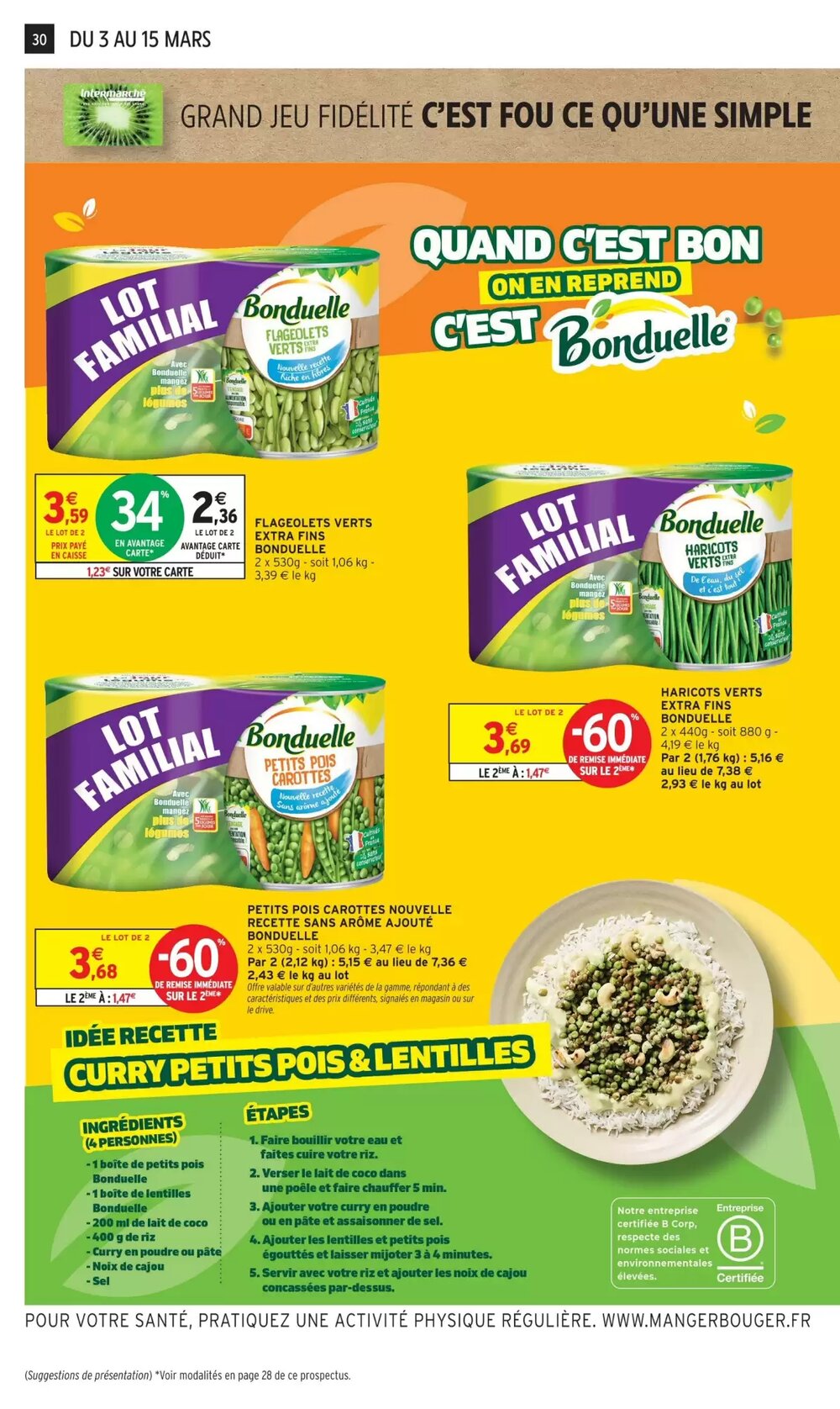 Prospectus promotionnel Intermarché valable à partir du 03/03/2026 - Page 30.