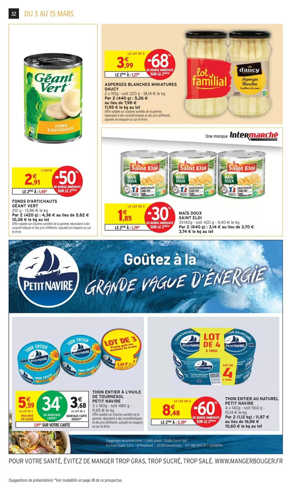 Prospectus promotionnel Intermarché valable à partir du 03/03/2026 - Page 32.