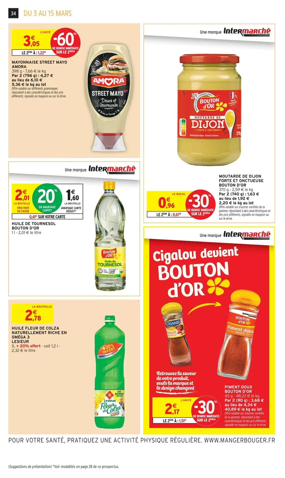 Prospectus promotionnel Intermarché valable à partir du 03/03/2026 - Page 34.