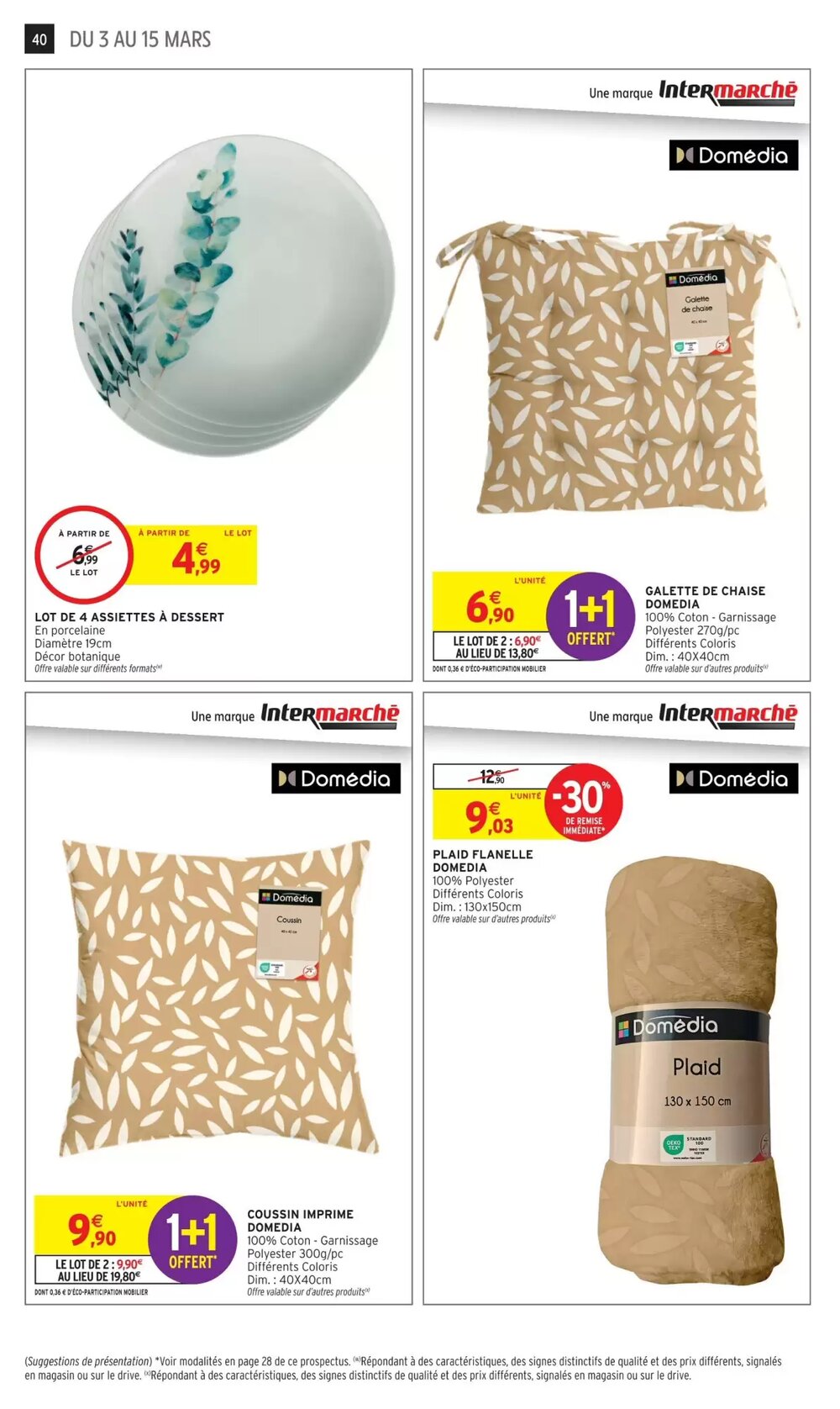 Prospectus promotionnel Intermarché valable à partir du 03/03/2026 - Page 40.