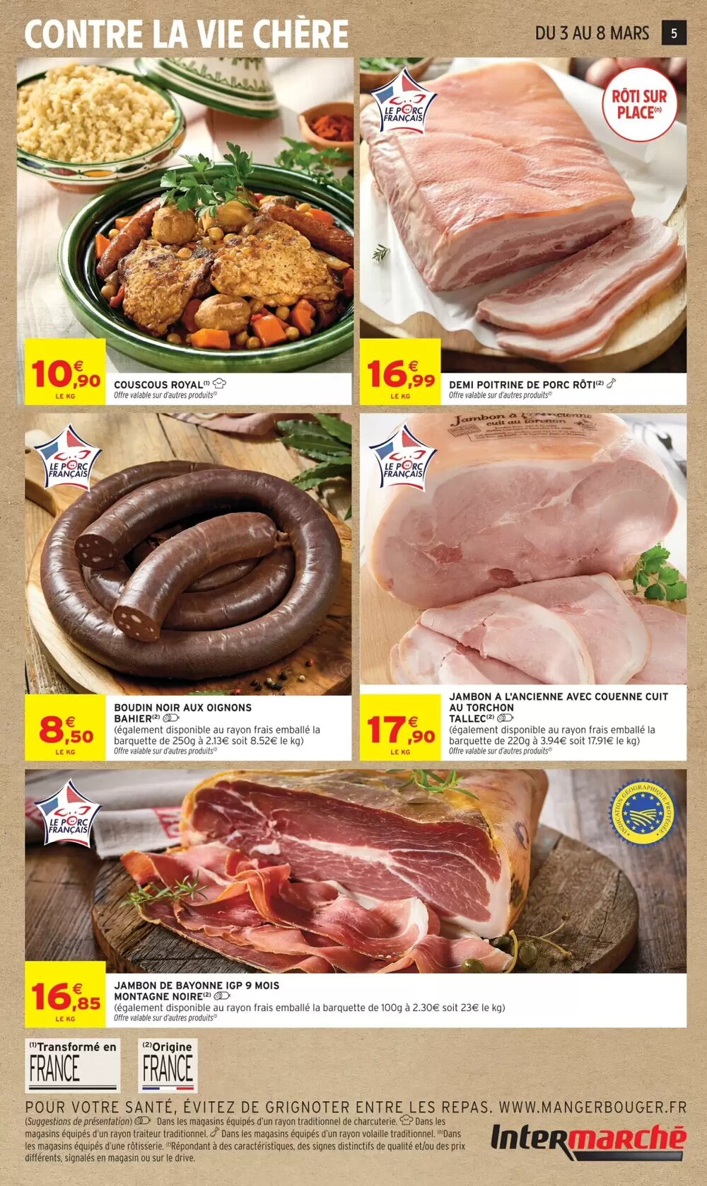 Prospectus promotionnel Intermarché valable à partir du 03/03/2026 - Page 5.