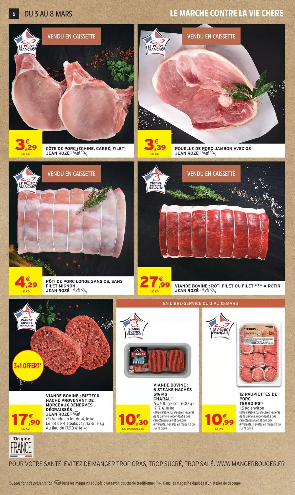 Prospectus promotionnel Intermarché valable à partir du 03/03/2026 - Page 6.